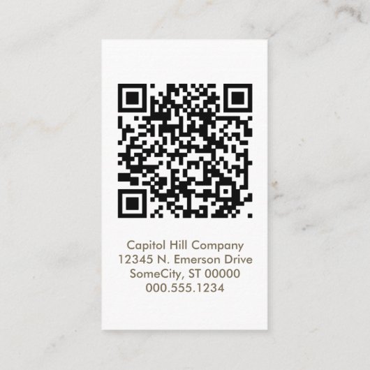 Carte De Rendez-vous qr code appointment sunBurst (Dos)