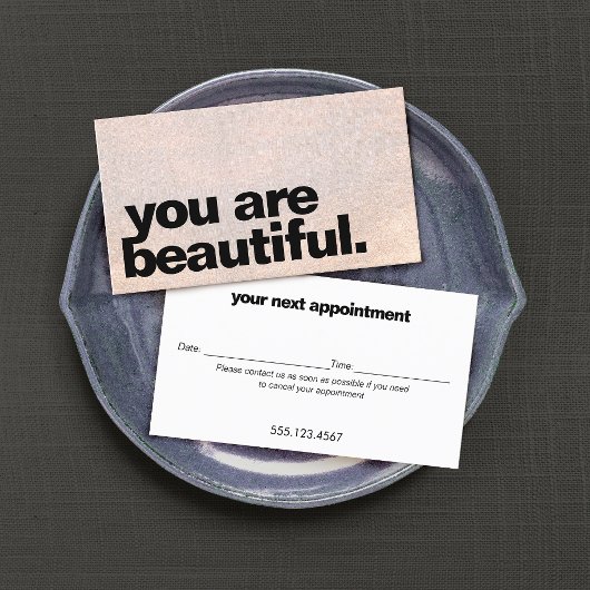 Carte De Rendez-vous Rappel de nomination moderne