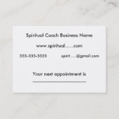 Carte De Rendez-vous Rappel quotidien - capacité (Dos)