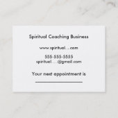 Carte De Rendez-vous Rappel quotidien - chemin de joie (Dos)