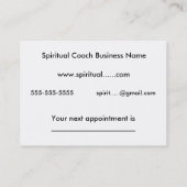 Carte De Rendez-vous Rappel quotidien - conseils (Dos)