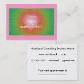 Carte De Rendez-vous Rappel quotidien - habitudes (Devant / Derrière)