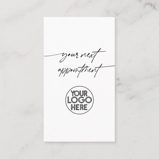 Carte De Rendez-vous Réduisez au minimum votre prochain script de rende (Devant)