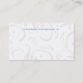 Carte De Rendez-vous Remous molaires dentaires de bleus layette de (Dos)