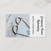 Carte De Rendez-vous Rétro boutique d'optométrie (Dos)