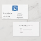 Carte De Rendez-vous Rétro icône de soins de style d'impression (Devant / Derrière)