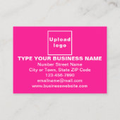 Carte de rendez-vous rose affaires (Dos)