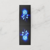 Carte De Rendez-vous Rose bleu brûlant (Extérieur déplié)