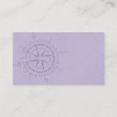 Carte De Rendez-vous Rose Compass (Dos)