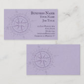 Carte De Rendez-vous Rose Compass (Devant / Derrière)