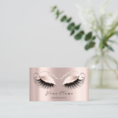 Carte de rendez-vous Rose de maquillage (Debout devant)