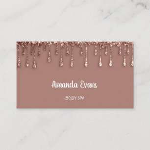 Carte De Rendez-vous Rose Drives Beauty Studio Wellness Logo QR Code SP