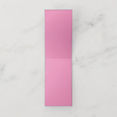 Carte De Rendez-vous Rose #EF8484, Cadillac rose (Intérieur déplié)