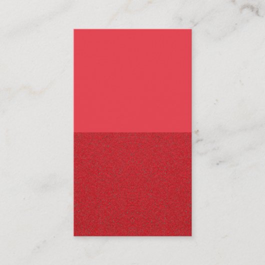 Carte de rendez-vous rouge tomate à double texture (Devant)
