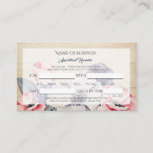 Carte de rendez-vous Rustic Light Wood Summer Blos (Devant)