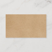 Carte de rendez-vous rustique Kraft Watercolor Gre (Dos)