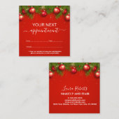 Carte De Rendez-vous Saison de Noël d'entreprise moderne (Devant / Derrière)