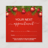 Carte De Rendez-vous Saison de Noël d'entreprise moderne (Devant)