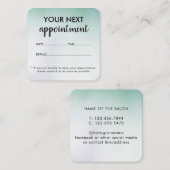 Carte De Rendez-vous Salon de Beauté Modern Gradient (Devant / Derrière)