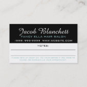 Carte de rendez-vous Salon de coiffure Barber Shop (Dos)