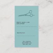 Carte De Rendez-vous Salon de coiffure pour MOTIFS AFRICAINS (Dos)