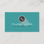 Carte De Rendez-vous Salon de coiffure Turquoise tendance sur rendez-vo (Devant)