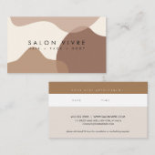 Carte de rendez-vous Salon de Formes Bio Modernes (Devant / Derrière)