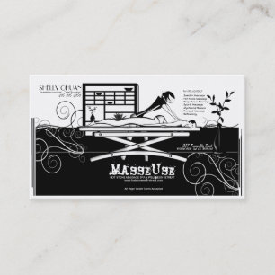 Carte De Rendez-vous Salon de massage/thérapeute/Carte de visite masseu
