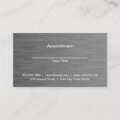 Carte De Rendez-vous Salon | Luxe moderne (Dos)