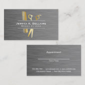 Carte De Rendez-vous Salon Moderne Luxe (Devant / Derrière)