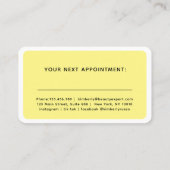 Carte De Rendez-vous Salon moderne, tendance (Dos)