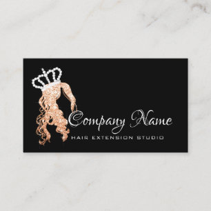 Carte De Rendez-vous Salon rose d'étincelle de couronne d'en cuivre de