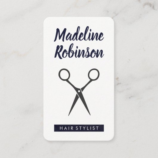 Carte De Rendez-vous Salon Shears (Gris) (Devant)
