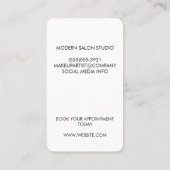 Carte De Rendez-vous Salon Shears (Gris) (Dos)