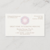 Carte de rendez-vous santé et bien-être naturels (Devant)