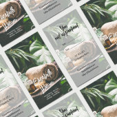 Carte De Rendez-vous Script du massothérapeute spa