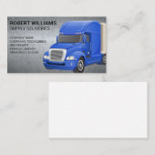 Carte De Rendez-vous Semi-camion | Trailer Haul | Logistique (Devant / Derrière)