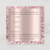 Carte De Rendez-vous Service de nettoyage professionnel Résidence Logo  (Dos)