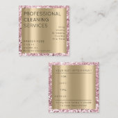 Carte De Rendez-vous Service de nettoyage professionnel Résidence Sepia (Devant / Derrière)