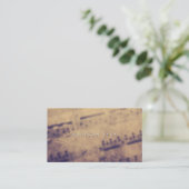 Carte De Rendez-vous Sheet Music Grunge Teacher Musician Player (Debout devant)