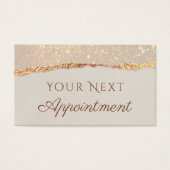 Carte de rendez-vous Shimmer en papier déchiré (Devant)