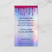 Carte De Rendez-vous Shimmer Iridescente | PARTIES SCINTILLANT | Ciseau (Dos)