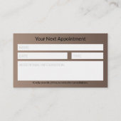 Carte De Rendez-vous Silver Professional Caduceus Medical Reminder (Dos)