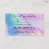 Carte De Rendez-vous Simple (Dos)