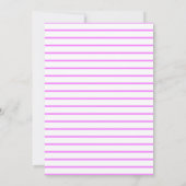 Carte de rendez-vous simple avec typographie lumin (Dos)