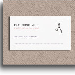 Carte de rendez-vous simple Elegant Clean Hair Sty<br><div class="desc">Elégant design de carte de rendez-vous personnalisable propre modèle pour les coiffeurs. Design simple et chic,  parfait pour tous ceux qui aiment le style classique.</div>