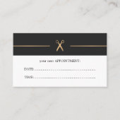 Carte de rendez-vous simple et élégante (Devant)