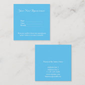 Carte De Rendez-vous simple minimum ajouter votre nom texte images nomm (Devant / Derrière)