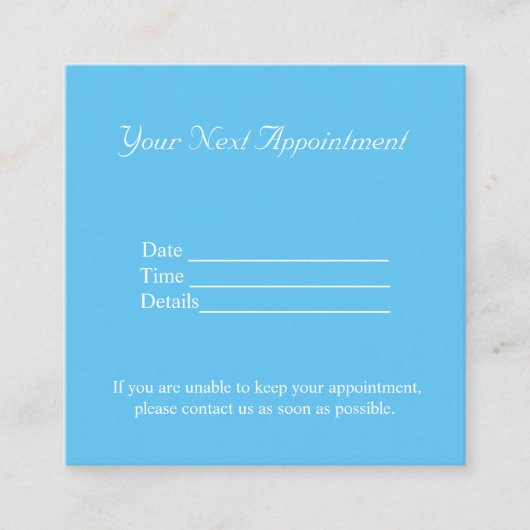 Carte De Rendez-vous simple minimum ajouter votre nom texte images nomm (Devant)