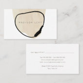 Carte De Rendez-vous Simple Moderne Abstrait Artisan Business (Devant / Derrière)